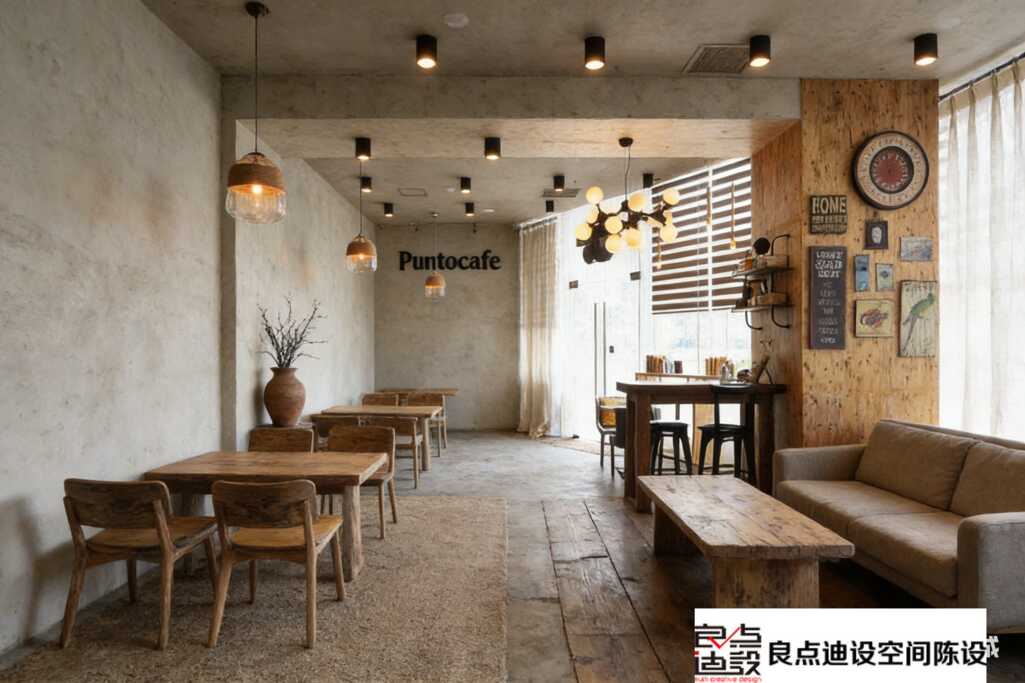 工业风咖啡店装修软装设计全解析!细节控必看，随手拍都是大片~